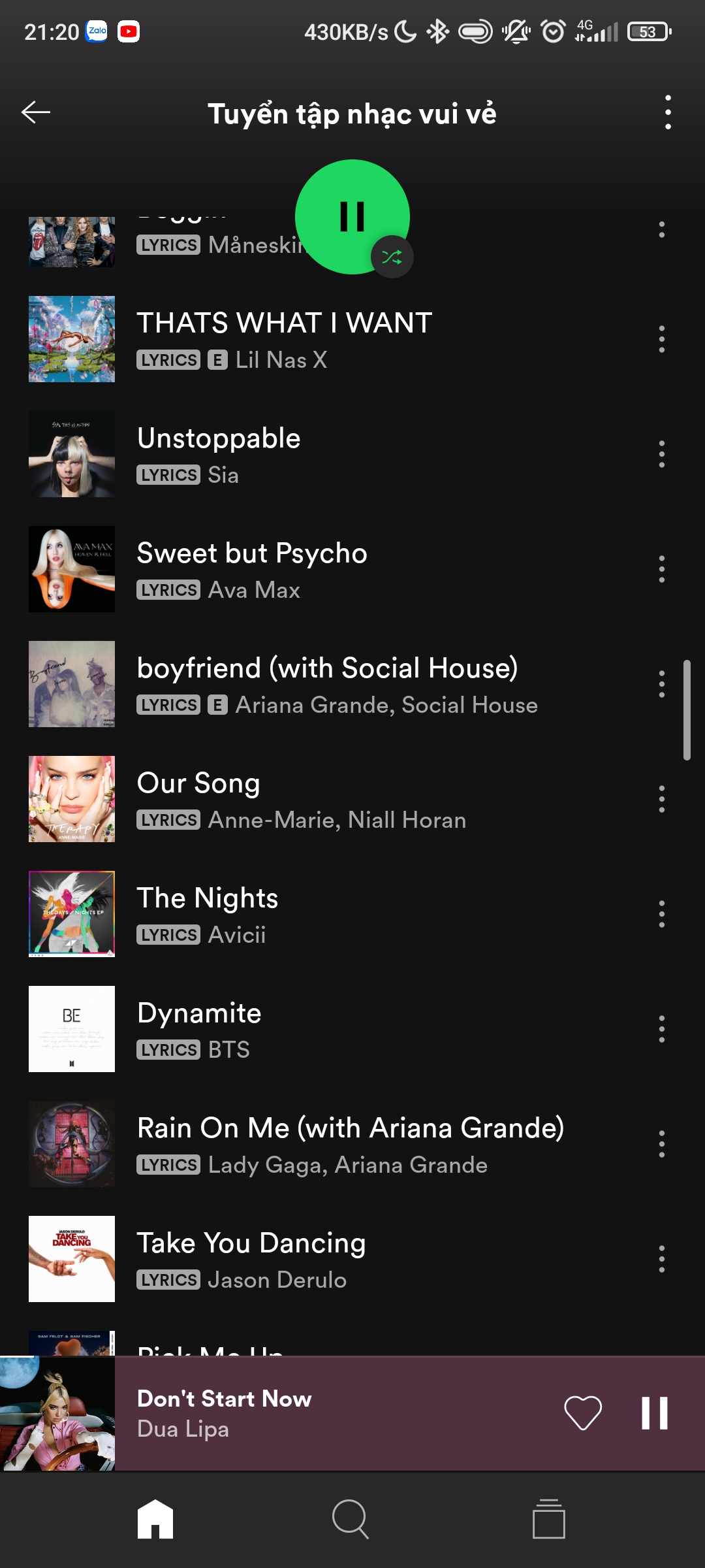 this is my playlist for 2021